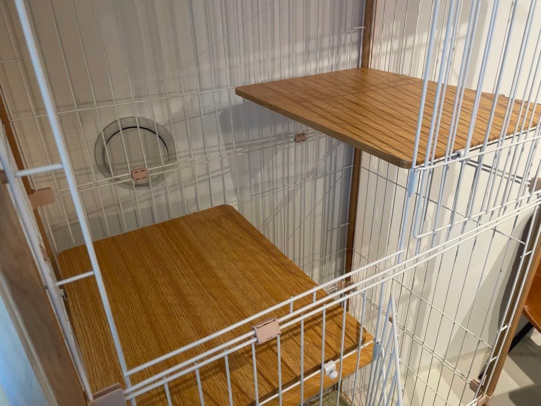 キャットケージ 無垢材フレーム