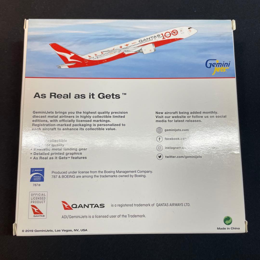 Gemini Jets カンタス航空 B787-9 100周年塗装 1/400