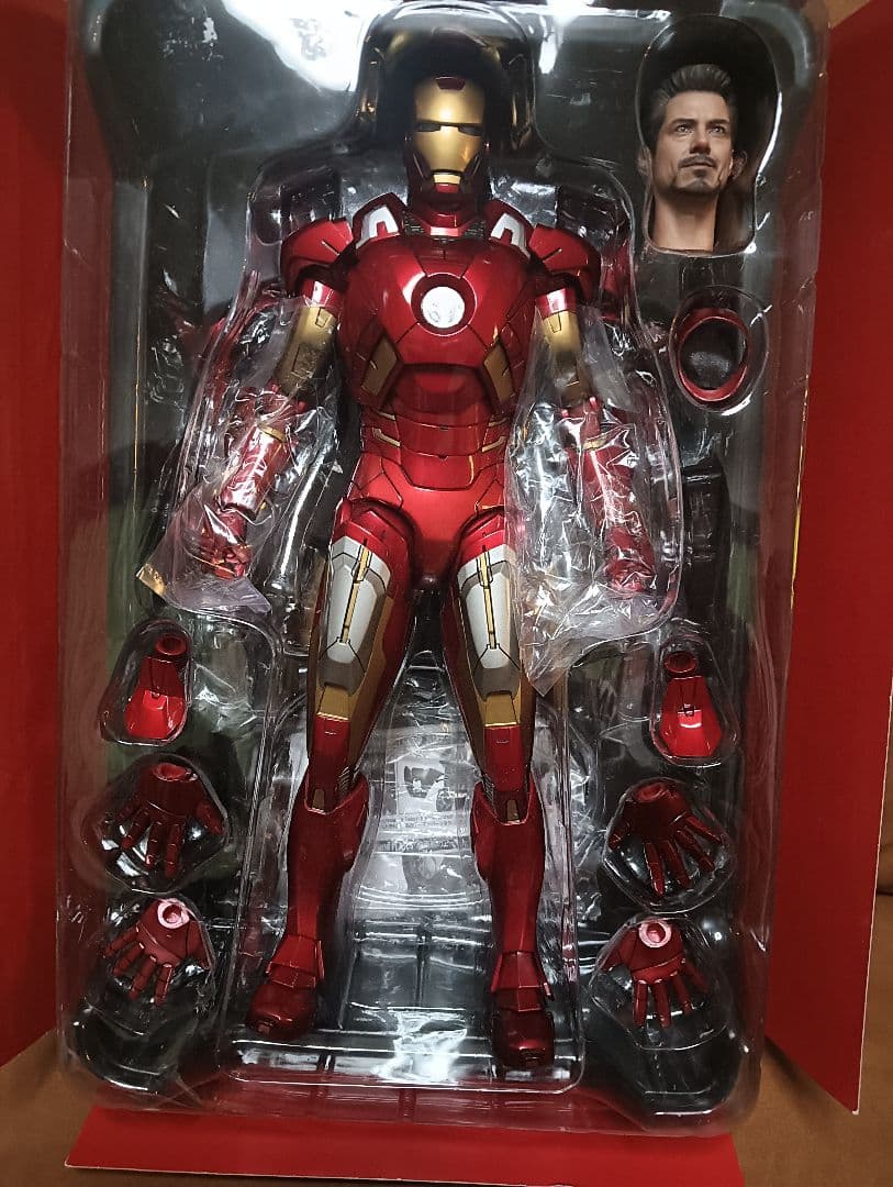 MARVEL　ホットトイズ　 アイアンマン、マーク7 1/6　フィギュア
