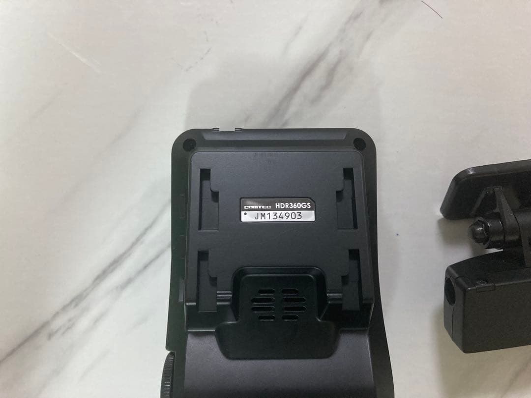 コムテック HDR360GＳ　前後2カメラ　ドライブレコーダー360度