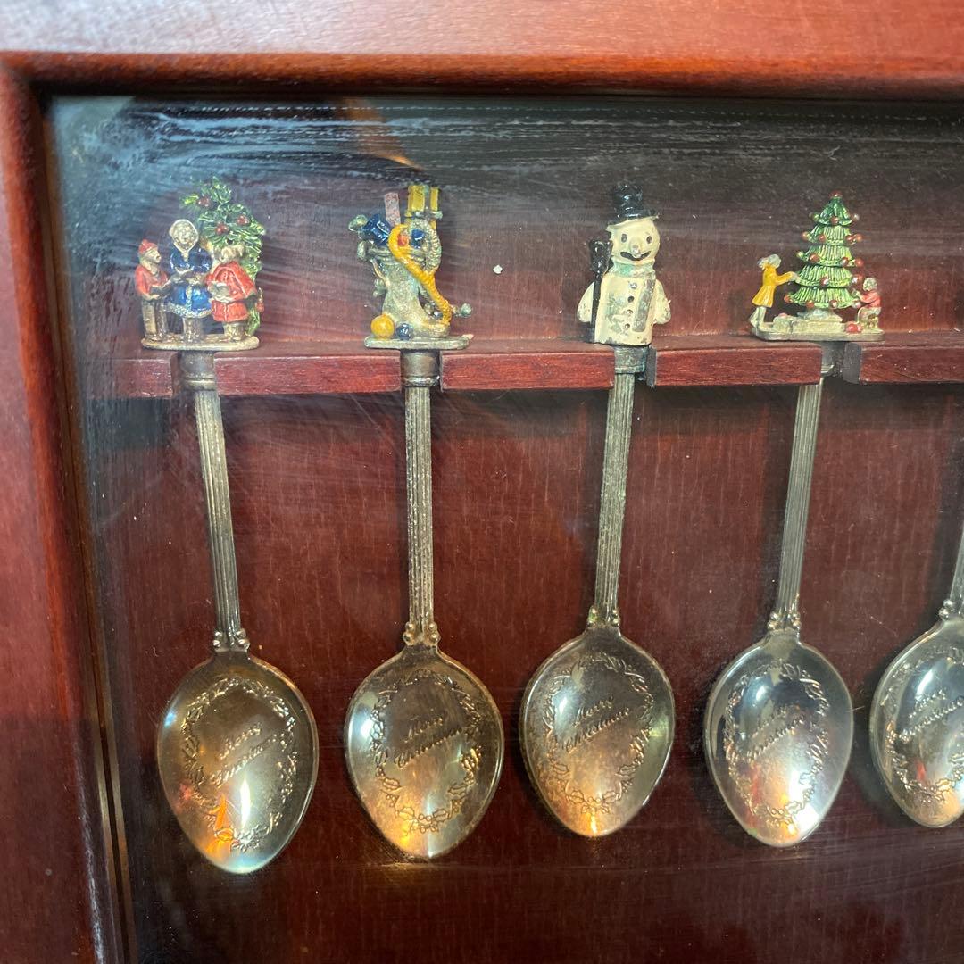 イギリス ワトソン社 アンティーク スプーン 12本セット ケース付き 希少