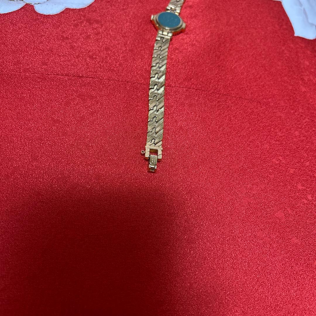 SEIKO エクセリーヌダイヤ　ルビー　ゴールド 宝石付き時計