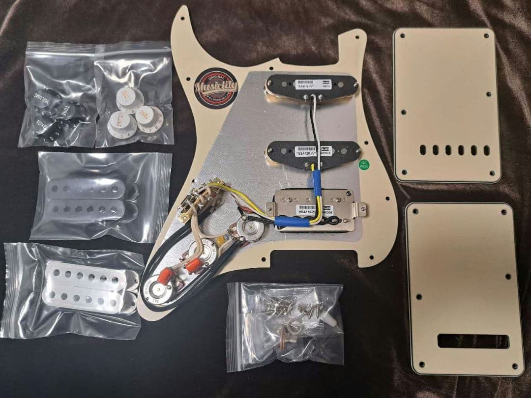 エグゼビア　ストラトキャスターSSHアセンブリ Fenderストラトクラシ