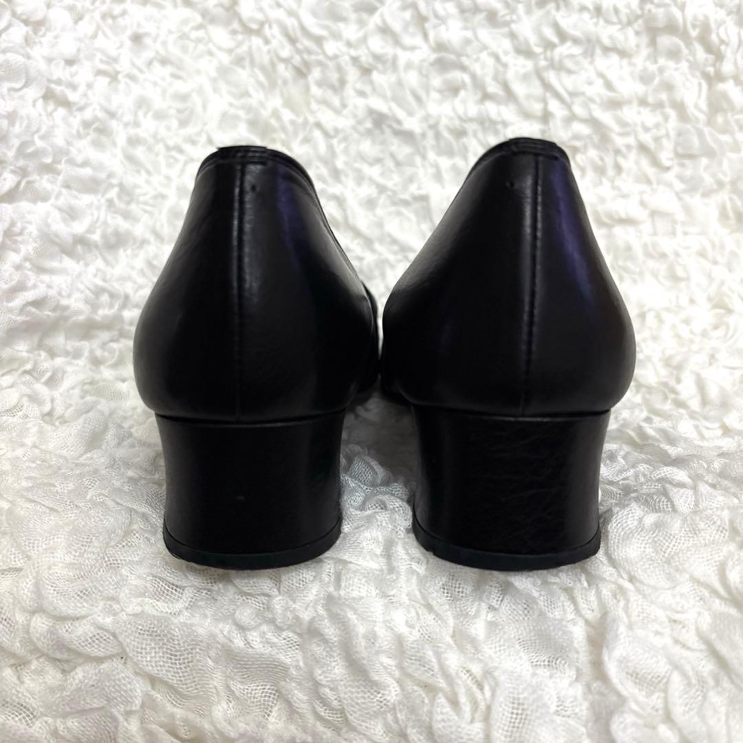 【美品】ing イング パンプス ブラック 24.0