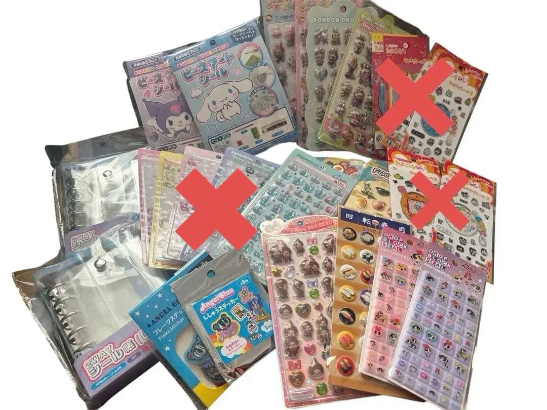 キャラクター　シール　シール帳　まとめ売り