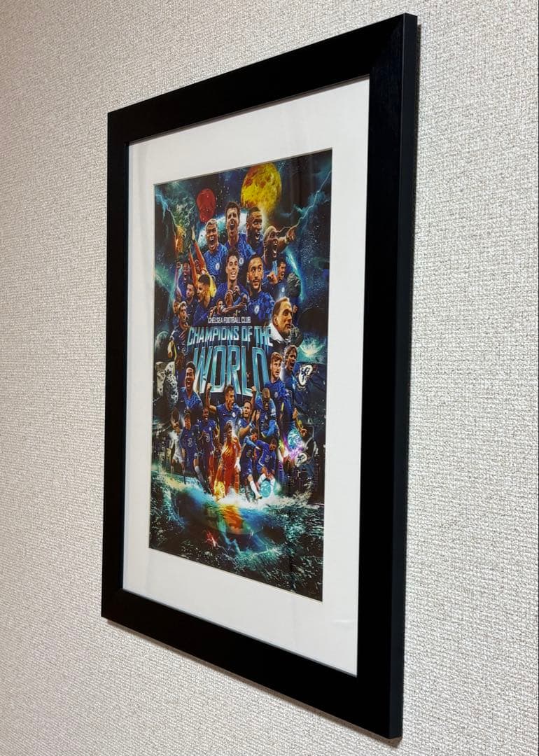 チェルシー 2021 クラブW杯 優勝記念 額入りフォトプリント