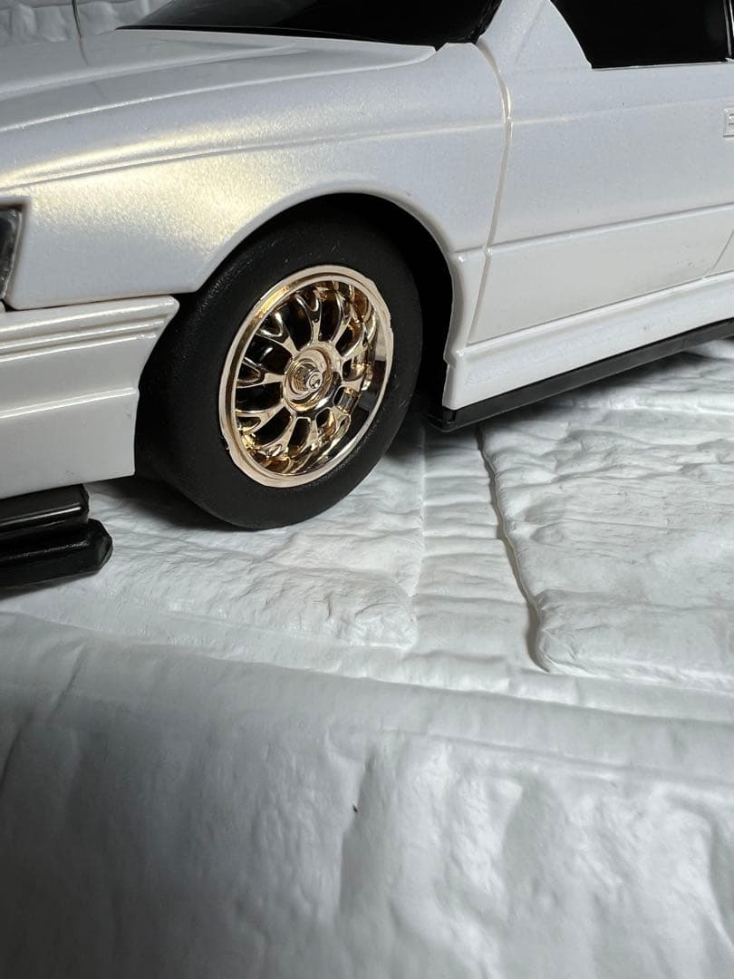 ラジコンカー　トヨタ　セルシオ　パール ホワイト 旧車　ビンテージ　美品　当時物