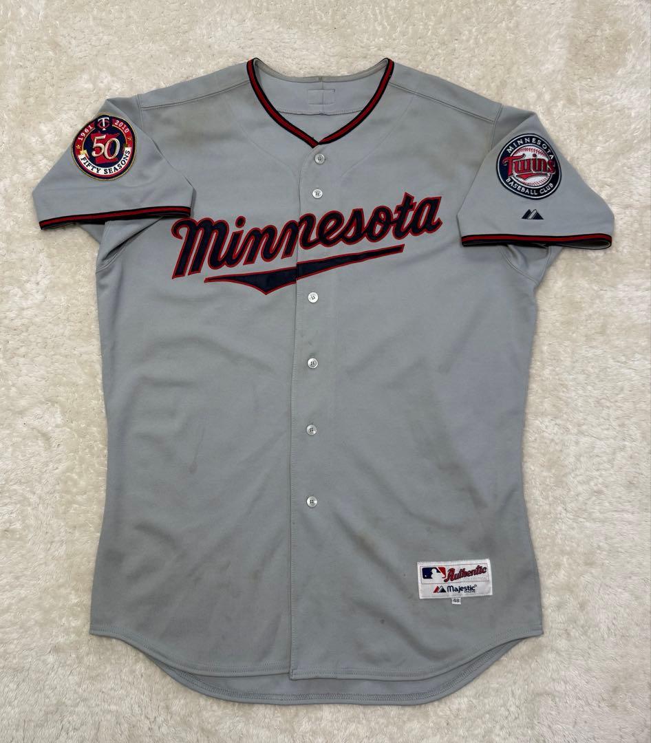 MLB ツインズ　オーセンティックユニフォーム ジョーマウアー