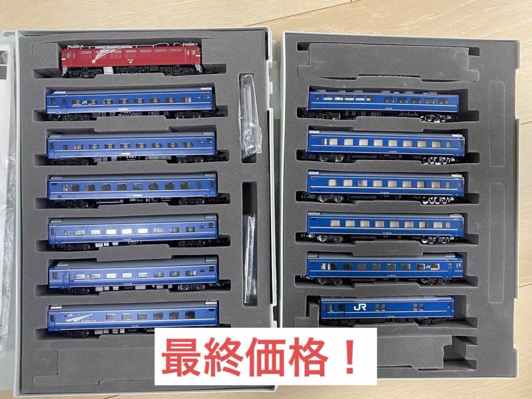 TOMIX JR 24系25形特急寝台客車　北斗星・JR東日本仕様　+ EF81