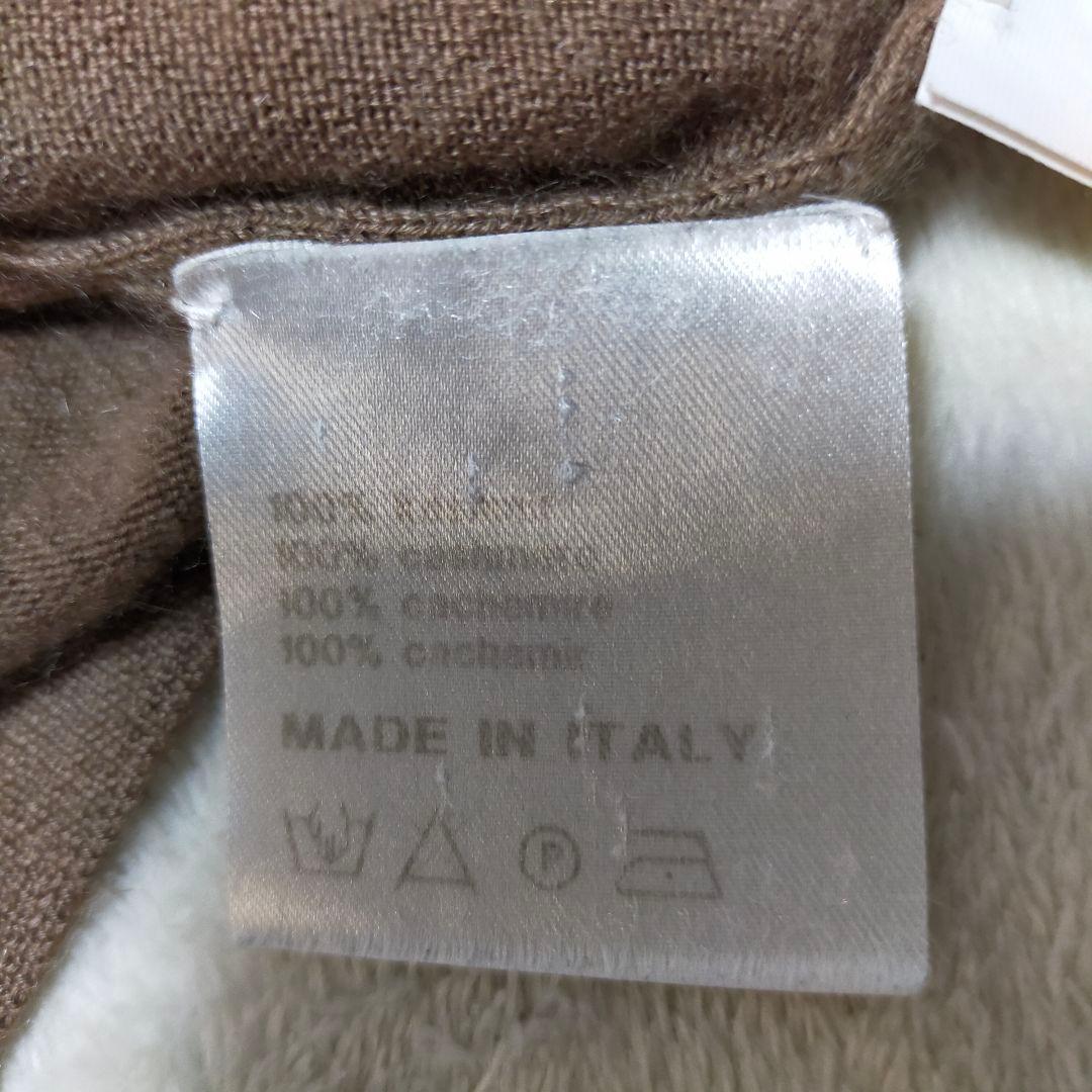 カシミヤ100%　イタリア製　FEDELI　ハイネックニット　ハイゲージ