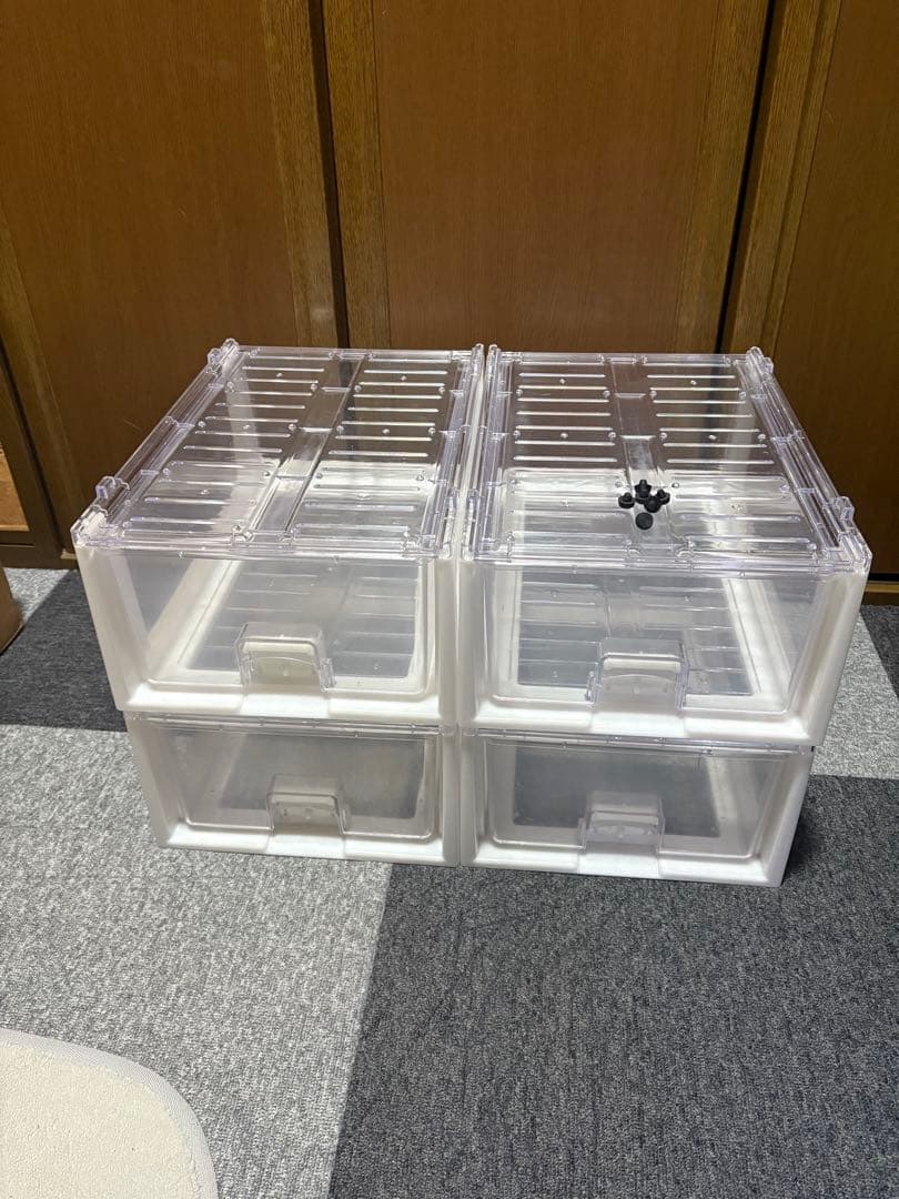 爬虫類ケージ　スドー ハープチェスト４００　4個セット