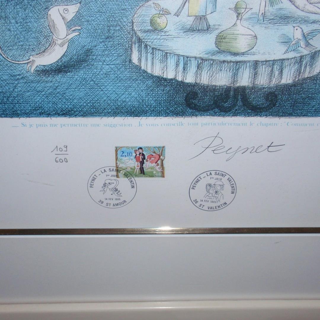 レイモン・ペイネのリトグラフ