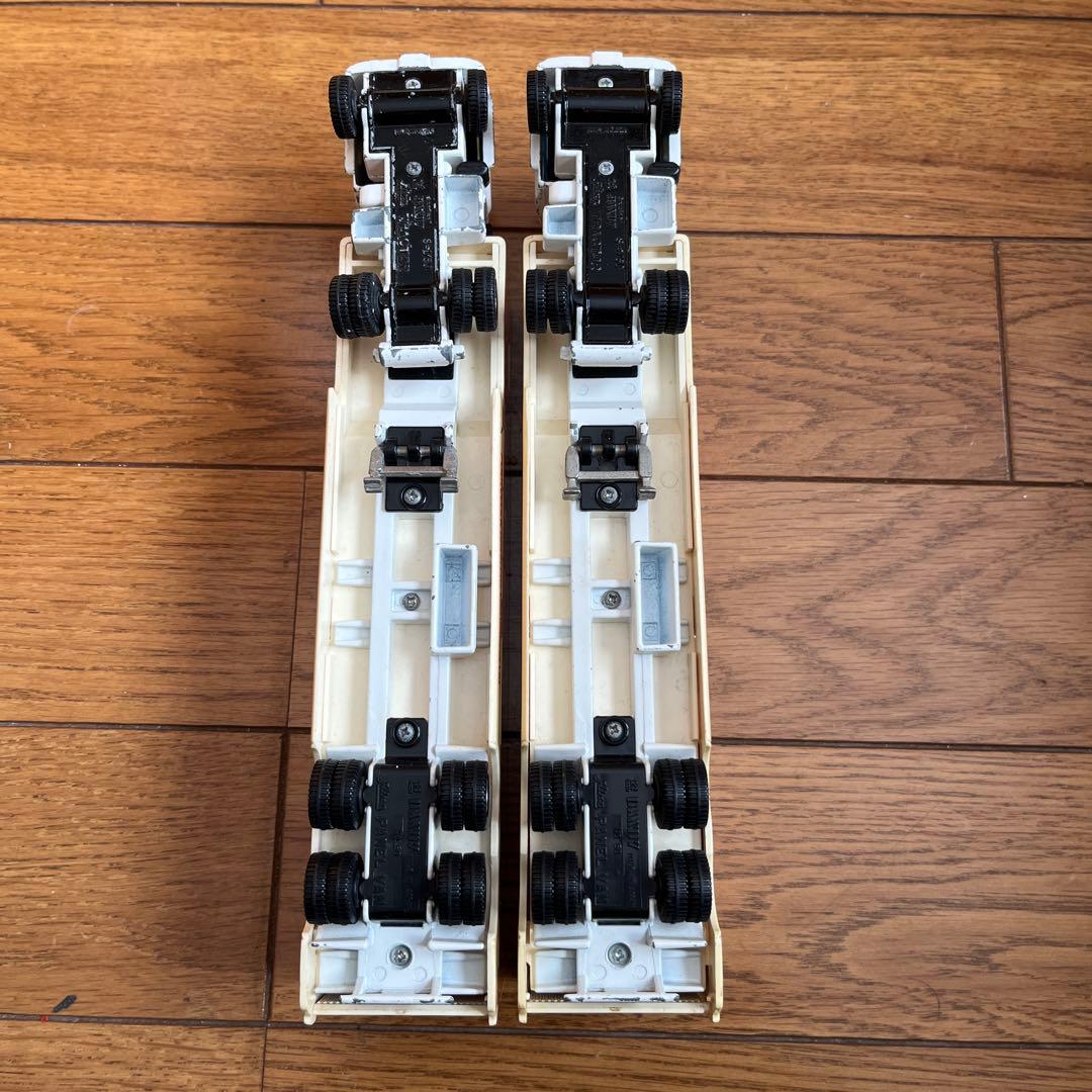 中古　トミカ　フットワークトレーラー F1 1/60 2台セット