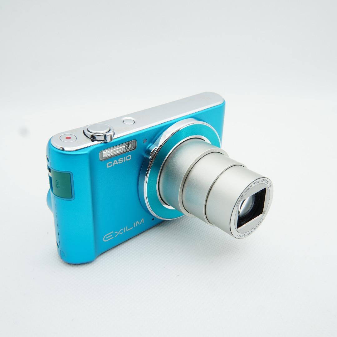【完動品】CASIO EXILIM EX-ZS210 ブルー