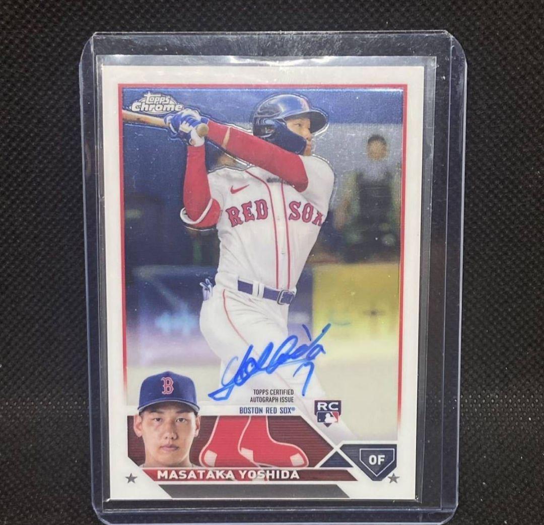 Topps Chrome レッドソックス 吉田正尚 直筆 サイン ルーキーカード
