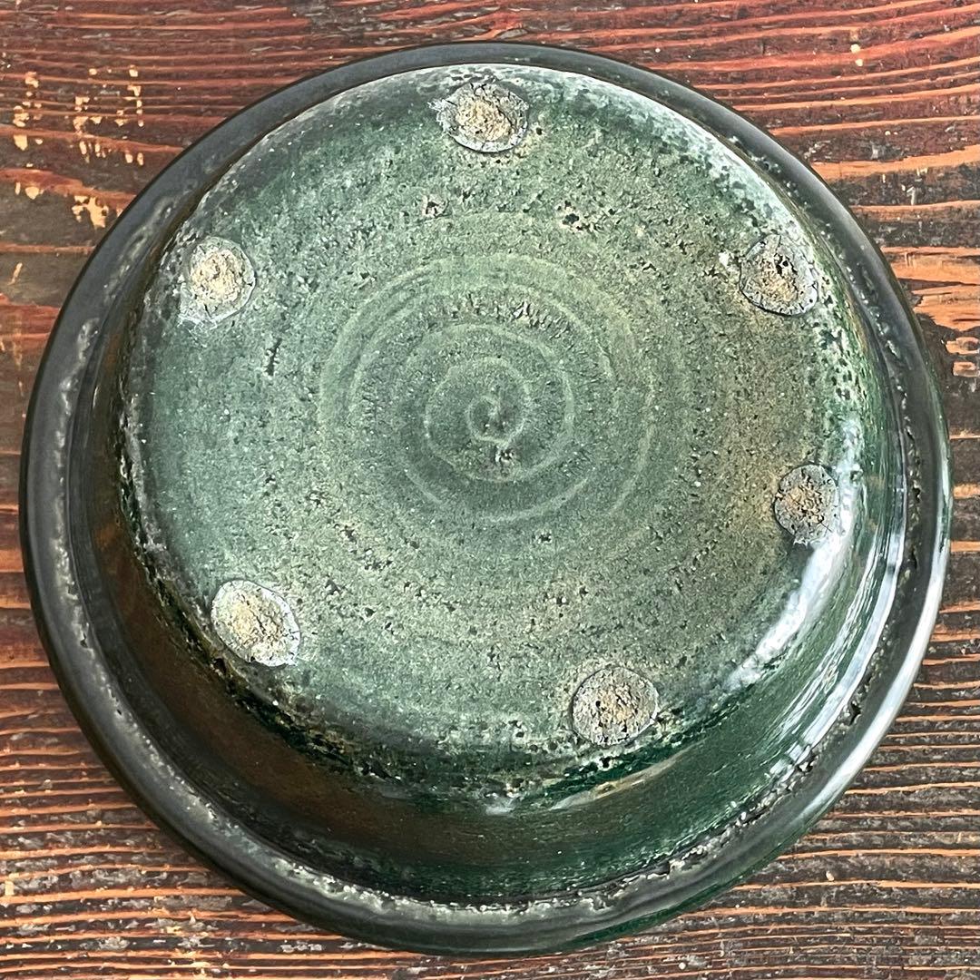 【専用出品】一志郎窯 香味鍋 織部 25cm 松田美智子 自在道具 湖東焼