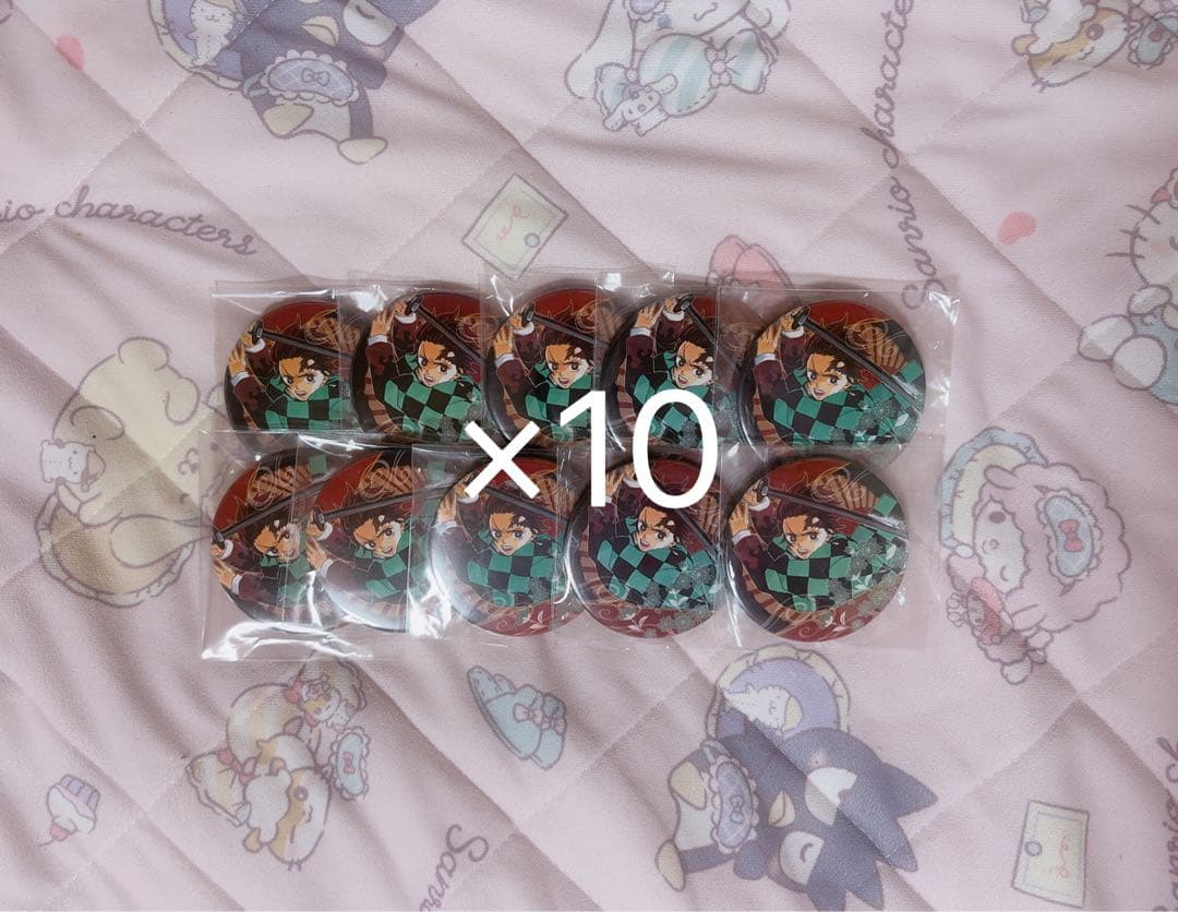 鬼滅の刃　原作　缶バッジ　竈門炭治郎　まとめ売り