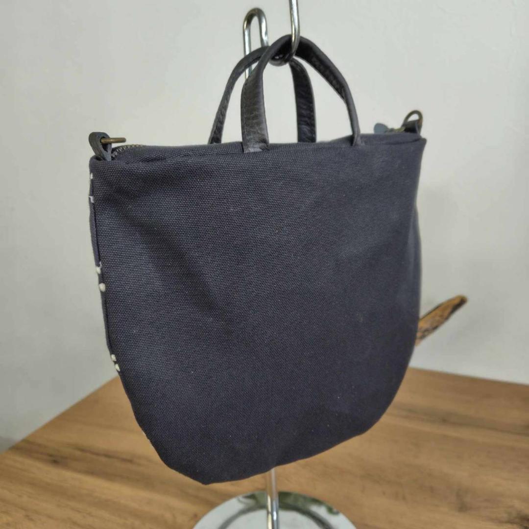 ミナペルホネン/2025tambourineタンバリンネイビー×白/ロングミニ