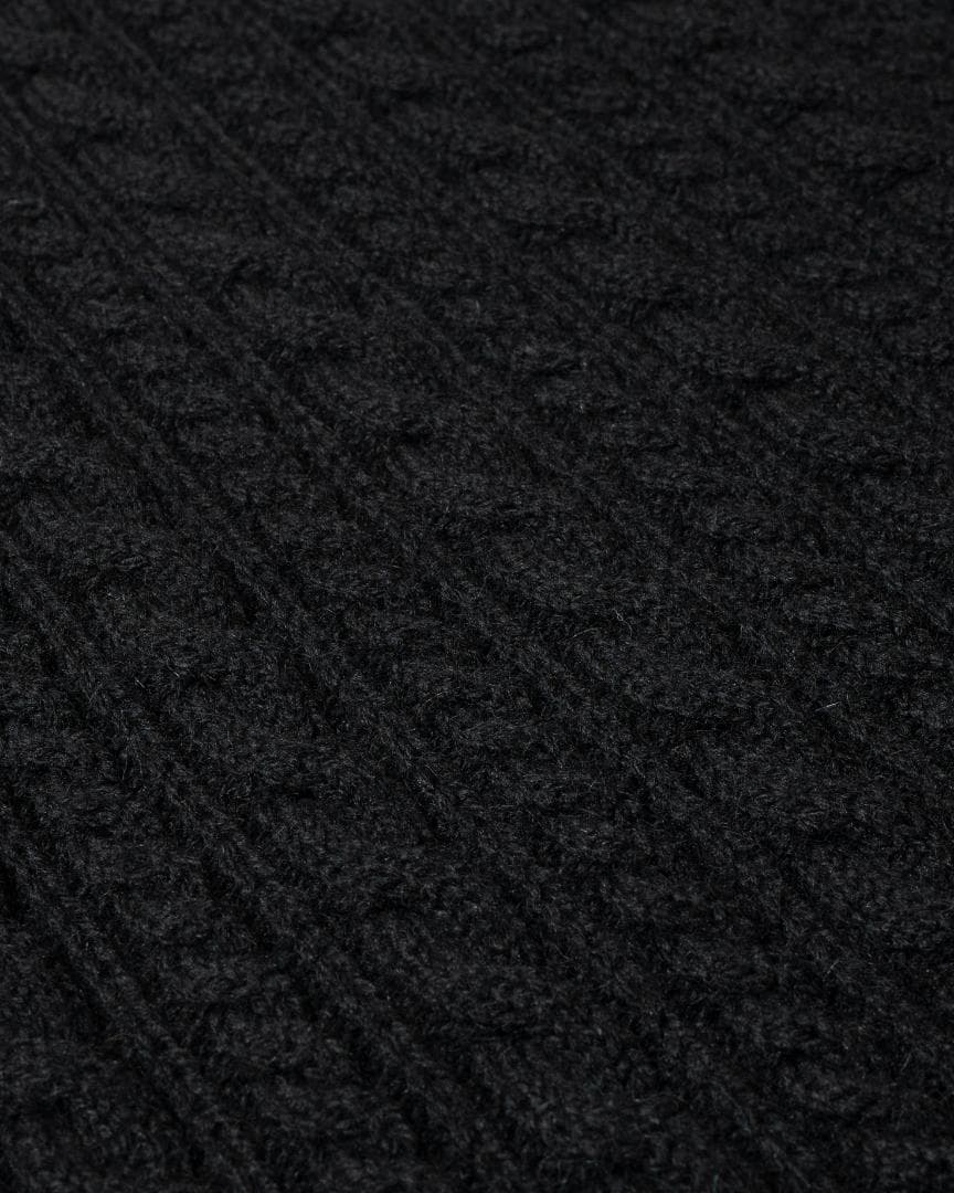 RAF SIMONS / ネックジッパーケーブルニットセーター（サイズM）