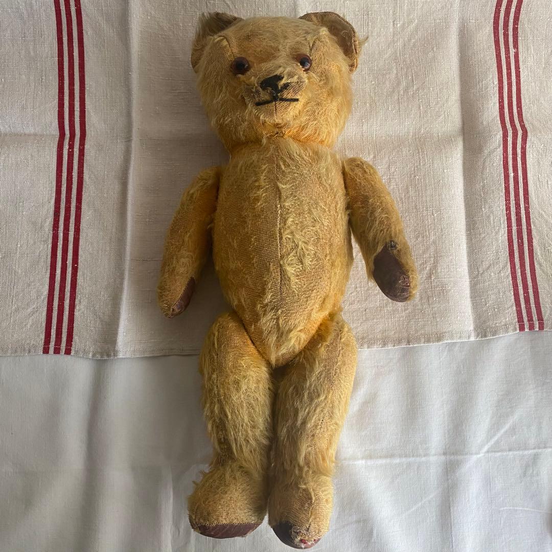 フランス・アンティークテディベア　グラスアイ