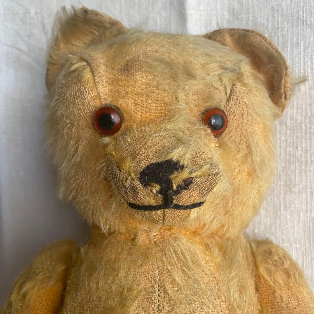 フランス・アンティークテディベア　グラスアイ