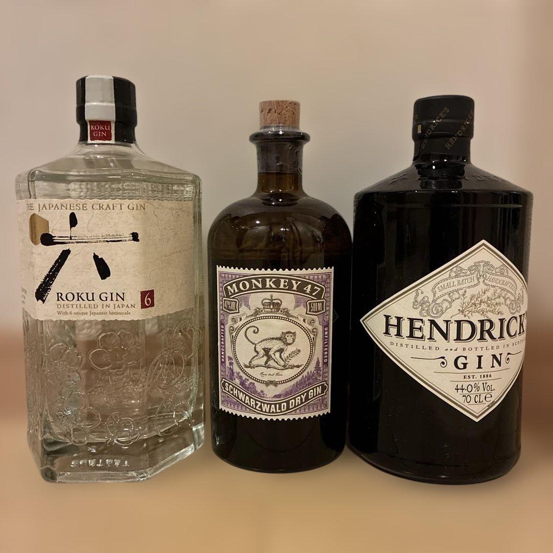 B*e様 ジン3本セット　Roku 、Monkey 47、Hendrick's