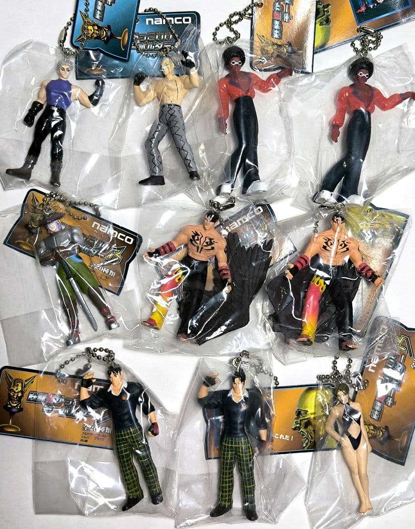 鉄拳 フィギュアキーホルダー 10個セット
