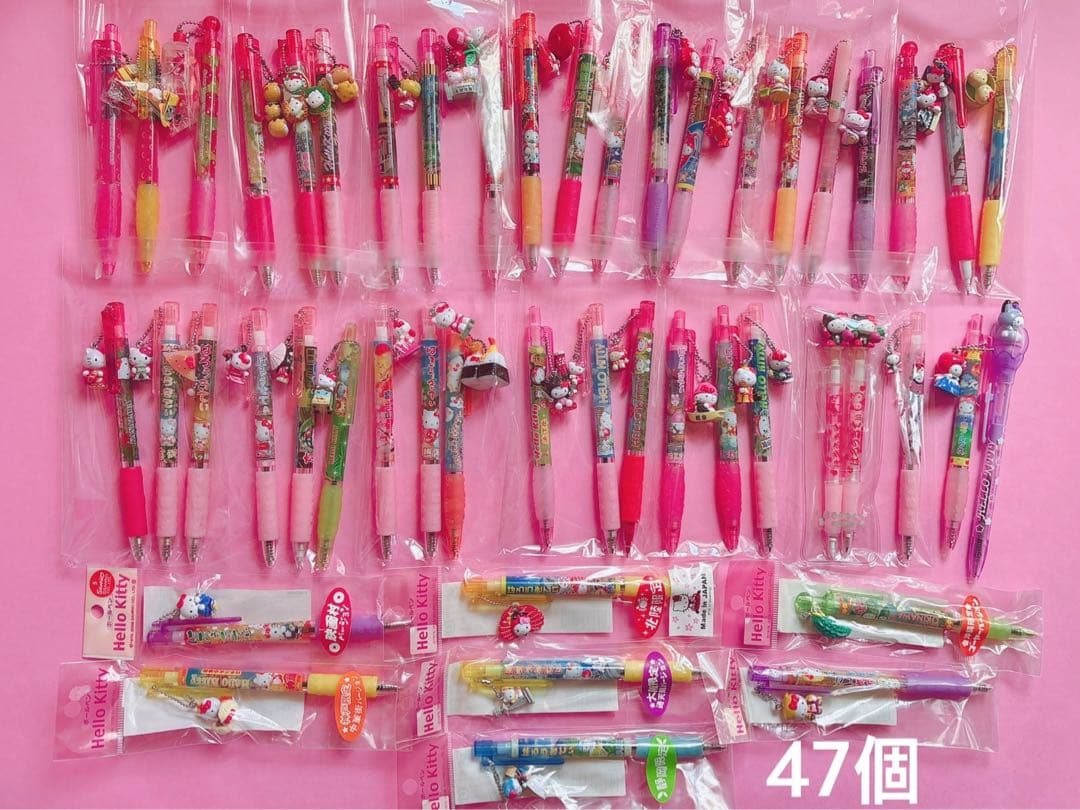 ♡ハローキティ kitty ご当地 根付け ボールペン ファスナーマスコット♡