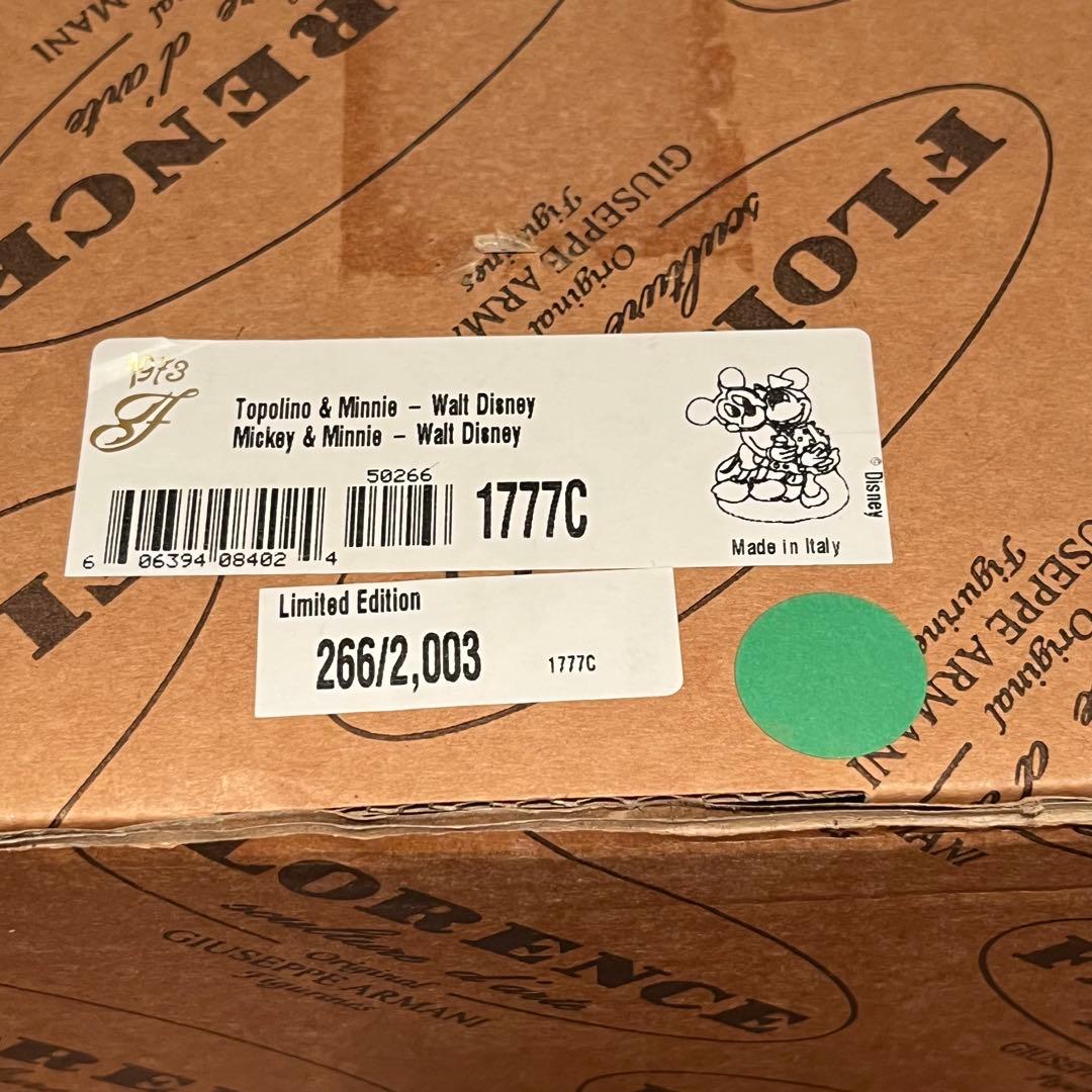 美品　2003体　限定　ジョゼッペアルマーニ　ミッキー&ミニー　ディズニー　人形