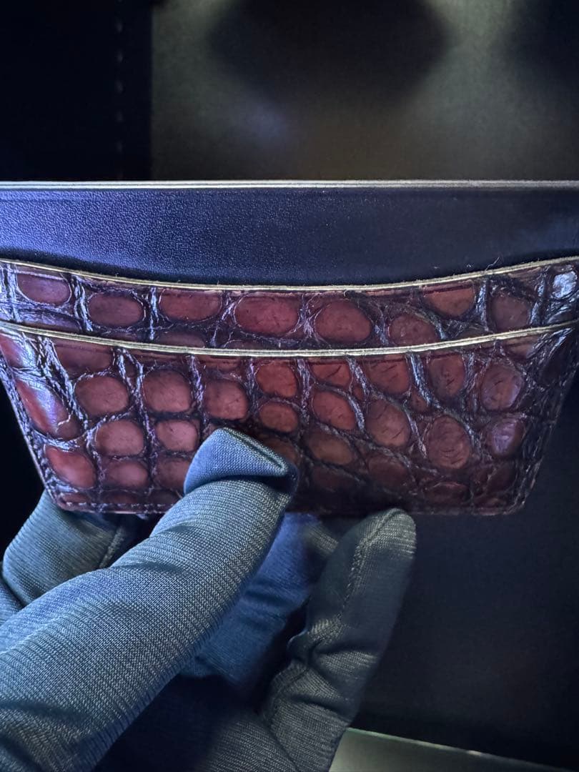 ベルルッティ Berluti クロコダイル名刺ケース　カード