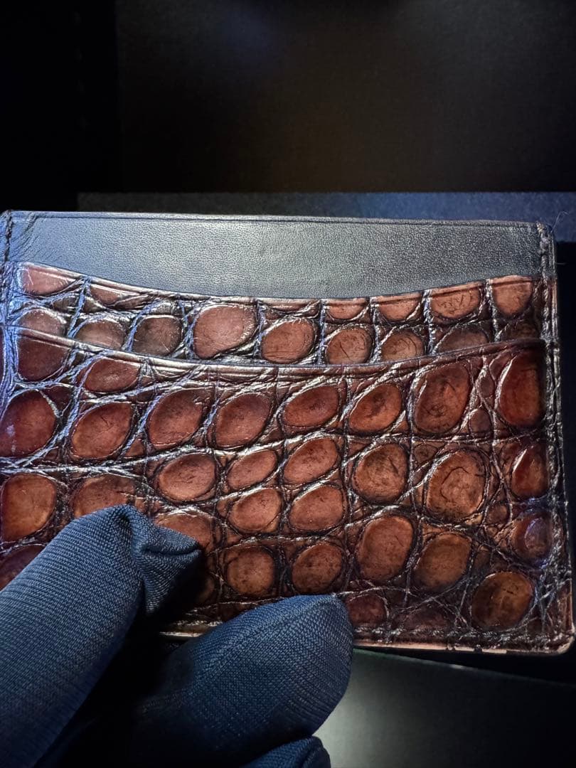 ベルルッティ Berluti クロコダイル名刺ケース　カード