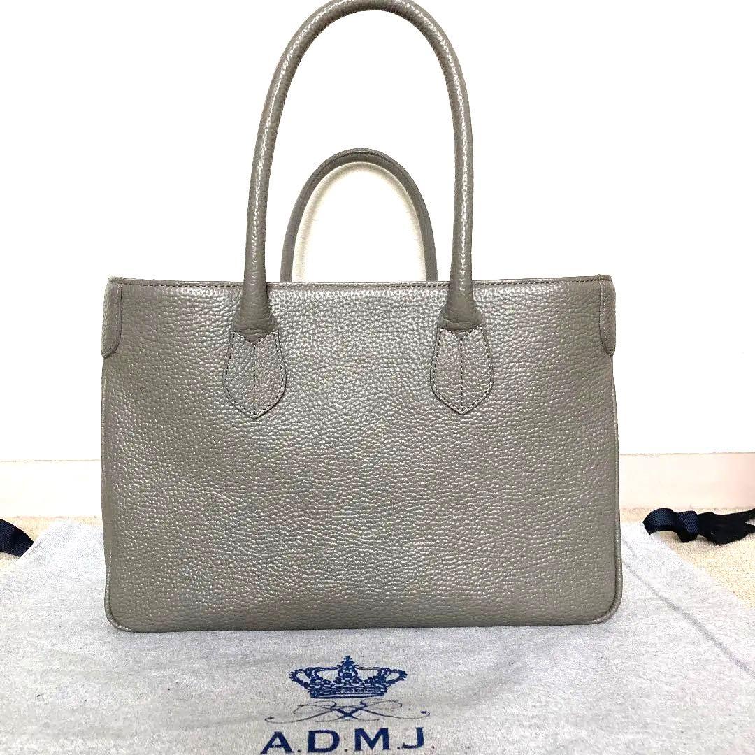 値下げ‼️ADMJ エーディーエムジェイ 牛革 トートバッグ 32cm