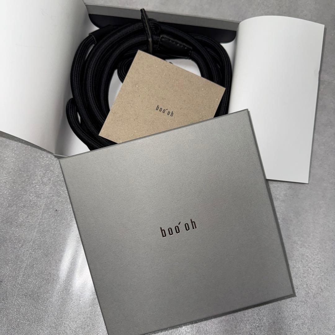 [boo'oh] リード一体型 Ray ハーネスハンズフリー ブラック Mサイズ