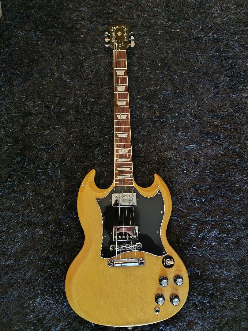 ギター gibson sg standard tv yellow
