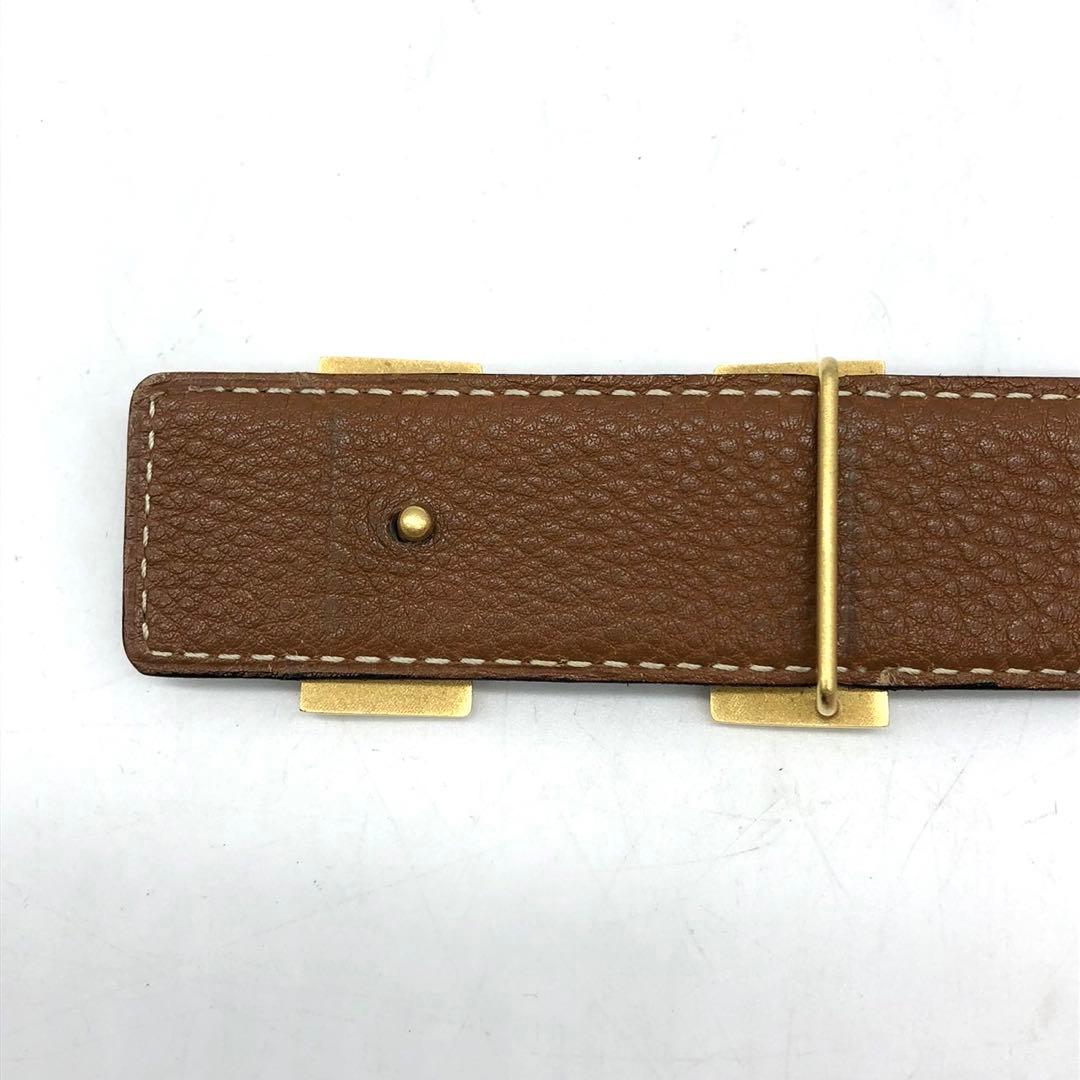 ✨人気✨エルメス ベルト コンスタンス リバーシブル H金具 ゴールド ⬜︎E刻印