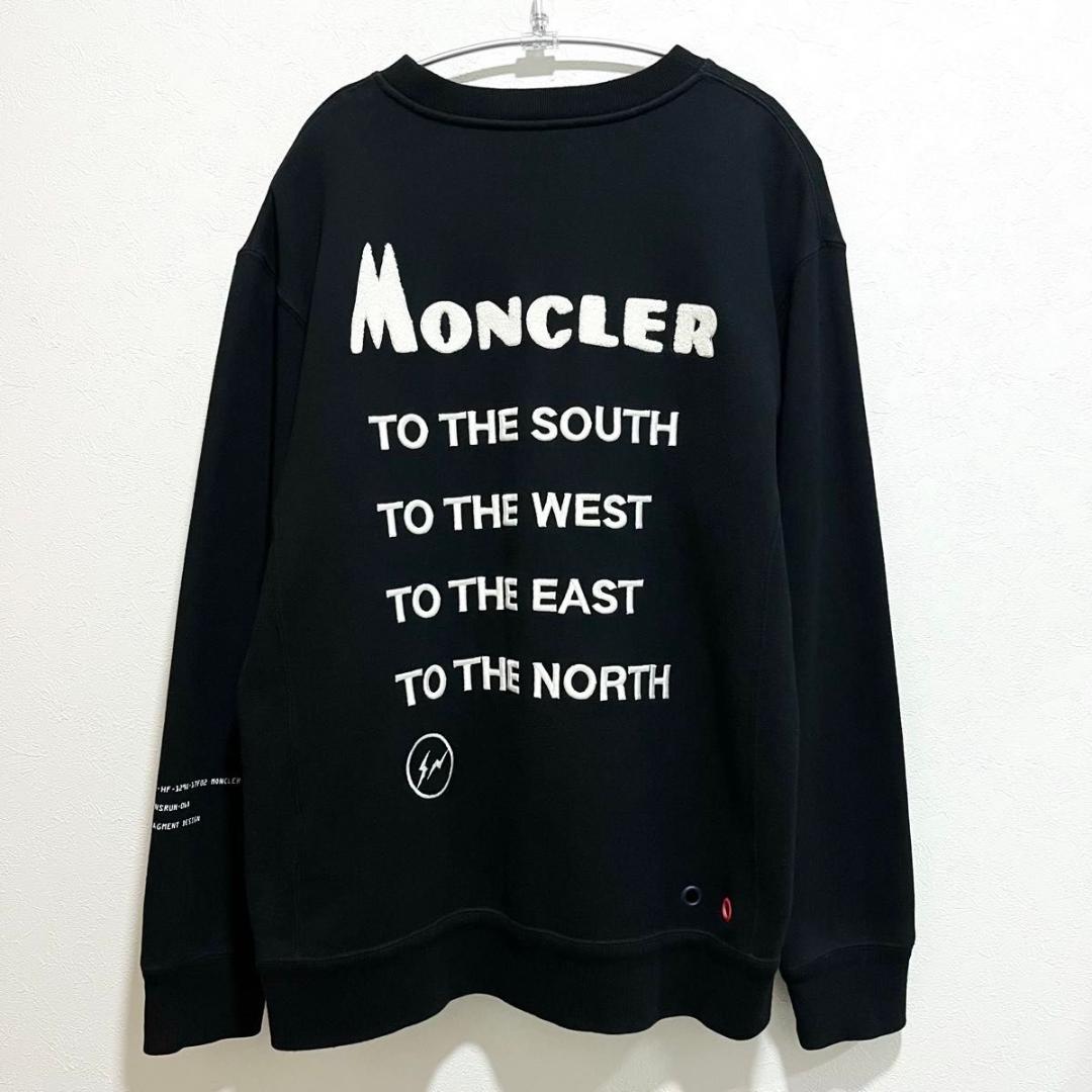 MONCLER × fragment design スウェット ブラック L