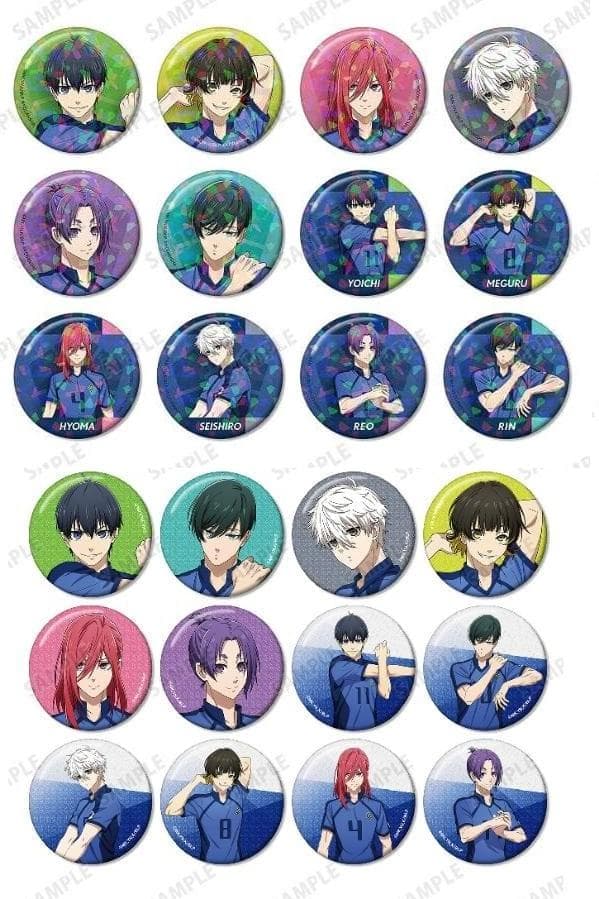【新品】 ブルーロック 全24種 試合前の準備 ホログラム ＆ノーマル 缶バッジ