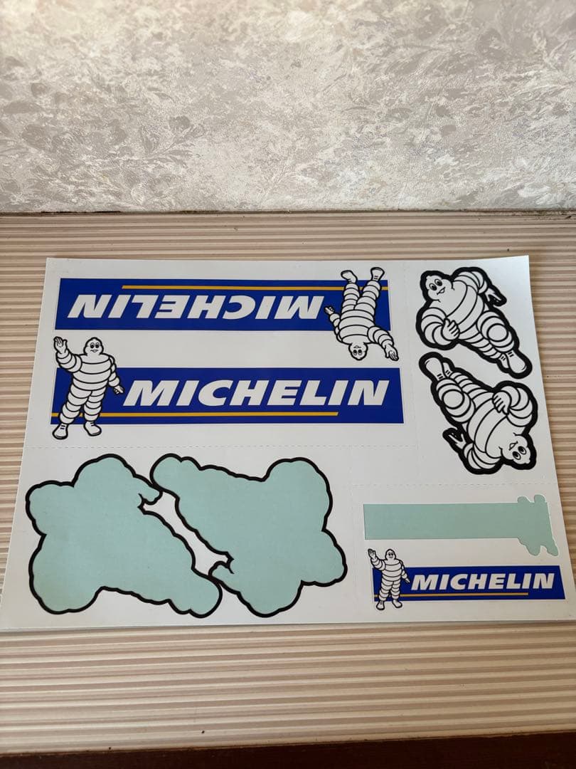 ミシュラン看板タイヤラック看板ビバンダム看板　コレクション　ステッカー付き