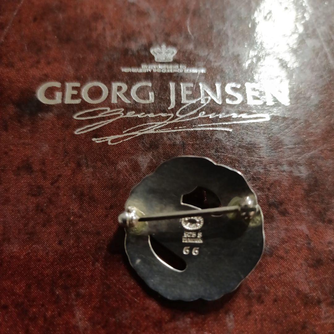 美品希少！  DOVE　鳩　ブローチ♯66　美しい緑のお石