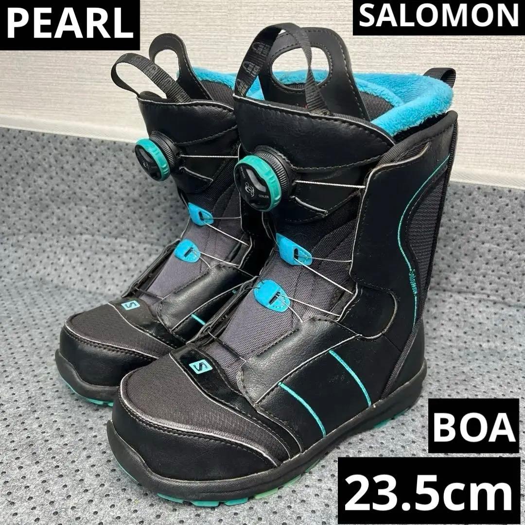 数回着用 23.5cm SALOMON PEARL BOA スノーボードブーツ