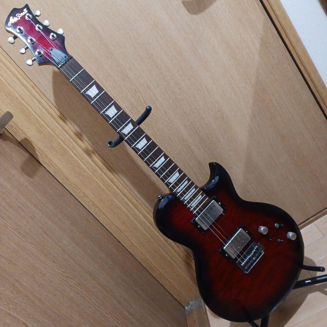 AriaPro2.エレキギター&ショルダーストラップ&ソフトケース