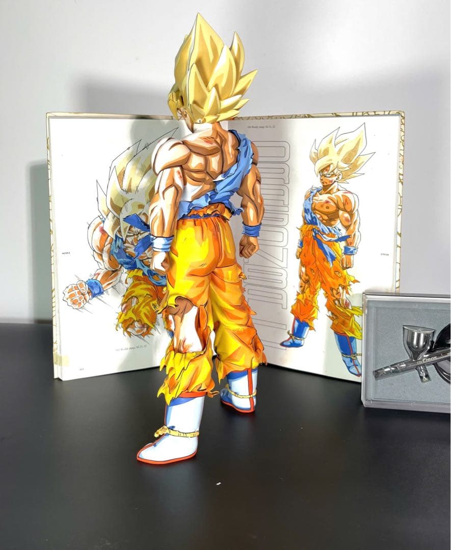 ドラゴンボールZ 伝説の超サイヤ人 孫悟空 二次元リペイント フィギュア