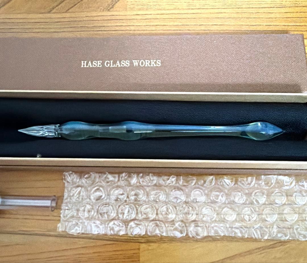 HASE GLASS WORKS ガラスペン グリーン