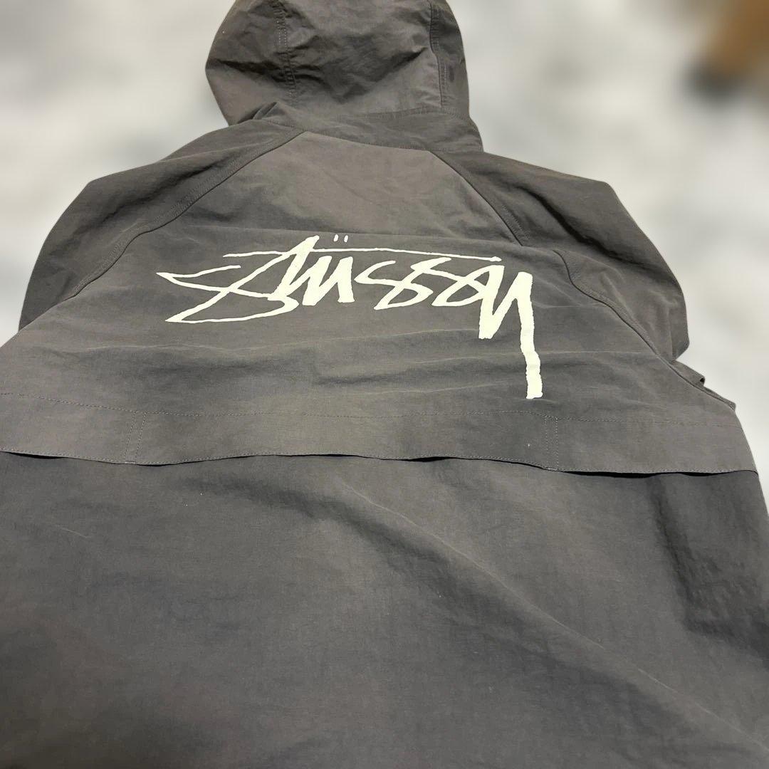 Stussy shell jacketブラック ナイロンジャケット L