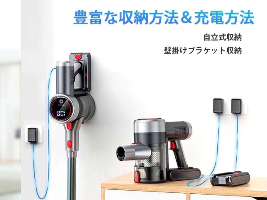 新品未使用⭐️LEDスティッククリーナー 65Kpa 楽天ランキング第1位商品