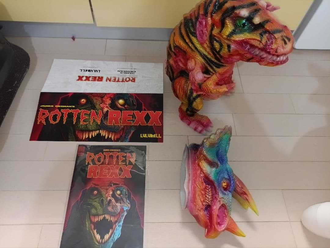 希少 ロッテンレックス Rotten Rexx ワンオフ ソフビ