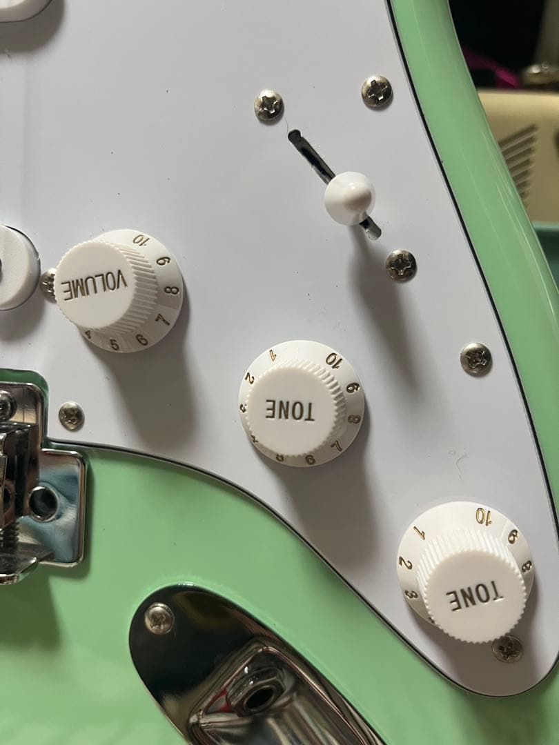 週末まで限定価格　美品　Squire storatcaster サーフグリーン