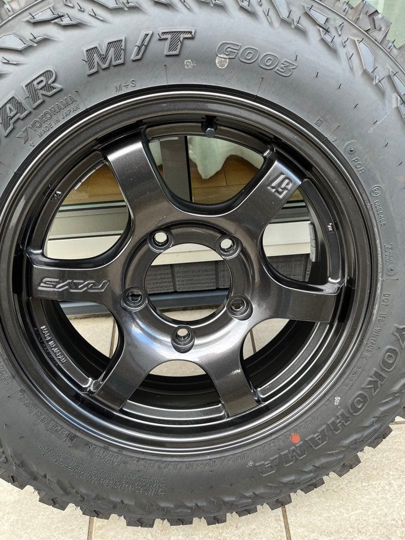 ５本セット　走行5000キロバリ溝　レイズ タイヤ・ホイールセット　JB64