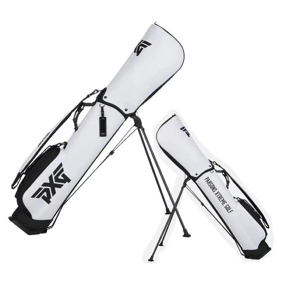 PXG ラウンドバッグ セルフスタンドバッグ ハーフキャディバッグ ホワイト