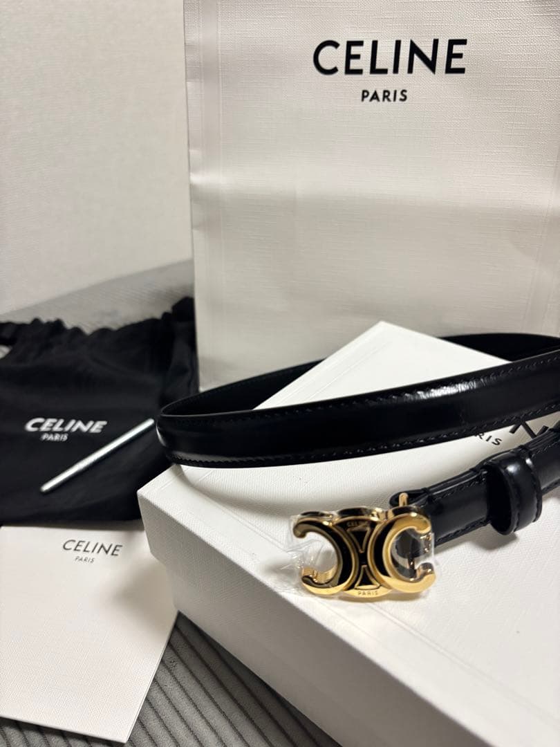 【美品】75 CELINE スモールトリオンフベルト